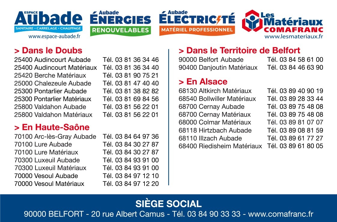 COMAFRANC-AUBADE annonce 0926.indd
